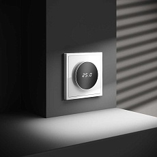 Терморегулятор электронный Voltum S70 с индикацией и датчиком, для теплого пола, (белый глянцевый) VLS070101 4