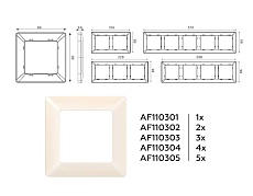 Рамка AMBRELLA VOLT AF110304 3