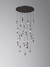 Люстра подвесная Alfa Light F3024-16 BLACK