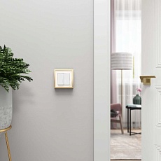 Выключатель двухклавишный с подсветкой Werkel W1120141 4690389197284 3