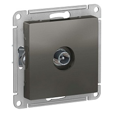 ТВ-розетка оконечная Systeme Electric AtlasDesign сталь ATN000991