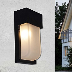 Уличный настенный светильник Reluce 09355-9.2-001U BK 1