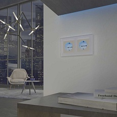 Розетка с заземлением с подветкой Werkel слоновая кость W1171403 4690389171673 2