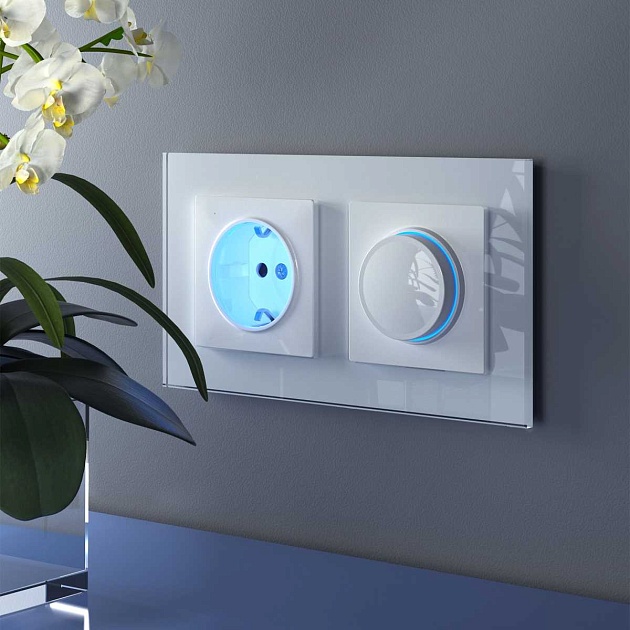 Диммер с подсветкой Werkel белый W1142101 4690389155260 Фото № 7