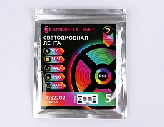 Светодиодная лента Ambrella Light 14,4W/m 60LED/m 5050SMD RGB 5M GS2202 3