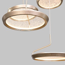 Подвесная светодиодная люстра Eurosvet Crespella 90034/6 золото 4