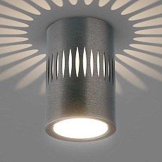 Потолочный светодиодный светильник Elektrostandard DLS026 7W 4200К графит a053601 2