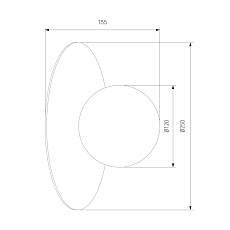 Бра TK Lighting 10231 Pixi 1