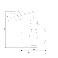 Бра TK Lighting 10245 Cubus 1