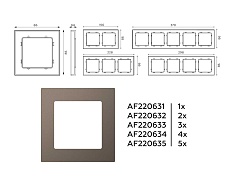 Рамка AMBRELLA VOLT AF220632 2