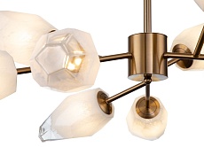 Потолочная люстра Indigo Boccio 13003/9C Brass V000004 2