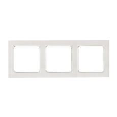 Стокгольм Рамка 3-местная белая EKF PROxima EZM-G-302-20
