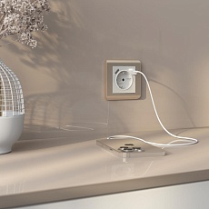 Рамка на 1 пост Werkel Stream шампань W0012111 4690389162176 1