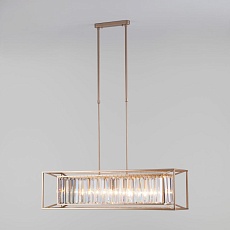 Подвесная люстра Bogates 299/6 шампань Strotkis 5