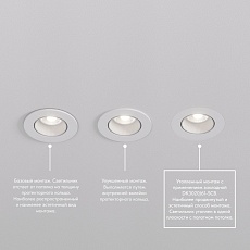 Встраиваемый светильник Denkirs Rodvig DK3061-WBR 1