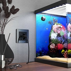 Розетка Wi-Fi Werkel (Умный дом) черный матовый W1171608 a056422 1