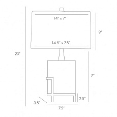 Настольная лампа Imperium Loft Art-Deco 74272-22 2