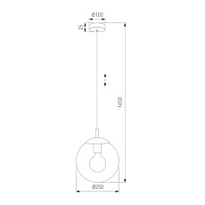 Подвесной светильник TK Lighting 5378 Esme 1