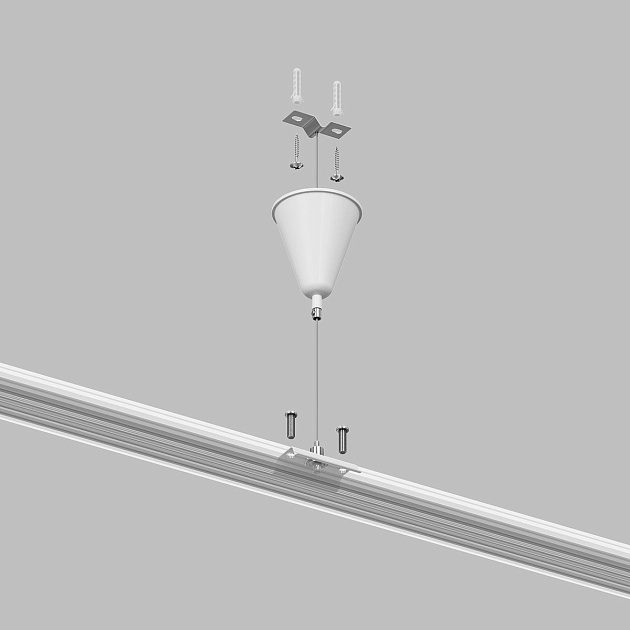 Подвесная система для треков Denkirs Solid Base TR1105-WH изображение 4 Подвесная система для треков Denkirs Solid Base TR1105-WH Фото № 4