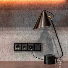 Рамка Werkel Favorit на 4 поста черный W0041108 4690389159954 4