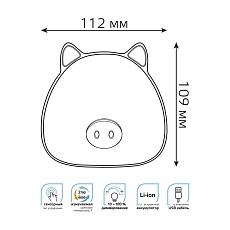 Настольный светодиодный детский ночник Gauss NN7036 2