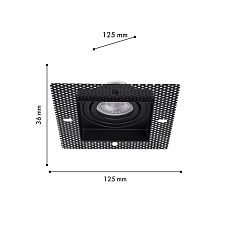 Встраиваемый светильник Favourite Lamppu 4536-1C 1