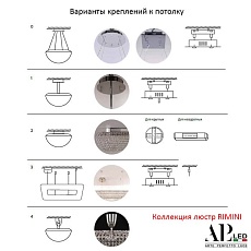 Потолочный светодиодный светильник Arte Perfetto Luce Rimini S501.0.30.A.3000 2