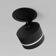 Встраиваемый светодиодный светильник Elektrostandard Stark 25035/LED 8W 4200K чёрный a062932 3