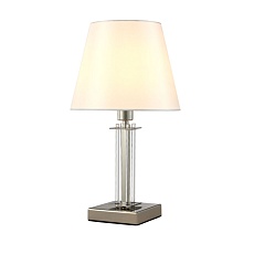 Настольная лампа Crystal Lux Nicolas LG1 Nickel/White 3