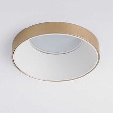 Встраиваемый светильник Elektrostandard 112 MR16 белый/золото a053338 1