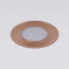 Встраиваемый светильник Elektrostandard 110 MR16 золотой a053333 3