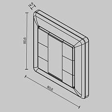 Панель управления Maytoni Lighting control 721045 1