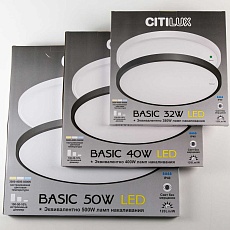 Потолочный светодиодный светильник Citilux Бейсик CL738321V 1