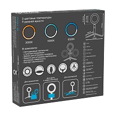 Кольцевой светодиодный светильник Gauss RL001 1