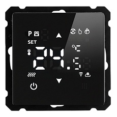 Терморегулятор Wi-Fi (механизм), Stekker, 250В, 3500Вт Катрин, GLS00-7119-05, черный 50375
