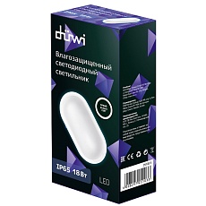 Настенно-потолочный светодиодный светильник Duwi Oval 18 Вт 4000K 25103 3 2