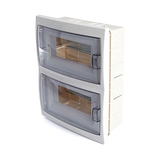 Бокс встраиваемый Stekker EBX50-2/16-20 16 модулей, пластик, серия Standart 39654