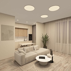 Потолочный светодиодный светильник Denkirs Thin DK6522-WH 4