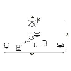 Подвесной светильник Vele Luce Orchestra VL7204L04 4