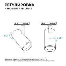 Трековый светильник Apeyron 16-75 3