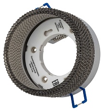 Светильник встраиваемый ЭРА DK97 CH/BK под лампу GX53 хром/черный Б0057462 4