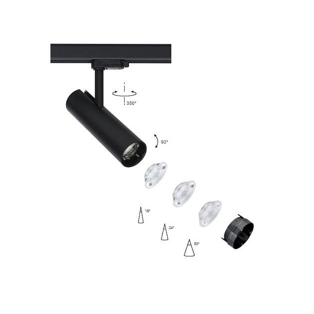 Трековый светодиодный светильник Nowodvorski Milo Led 8763 Фото № 3