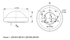 Настенно-потолочный светодиодный светильник IEK ДПО LDPO0-5010-08-4000-K01 1