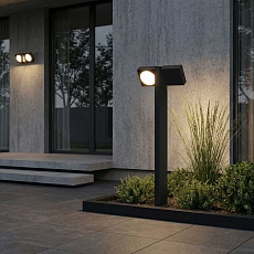 Садово-парковый светильник Elektrostandard Twin 3000K черный (35170/F) a072076 3