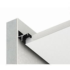 Безрамный теневой профиль FerGipps белый ТП 8 УТ000002548 2