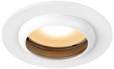 Светильник встраиваемый алюминиевый ЭРА KL109 WH/SL под лампу MR16 GU5.3 белый/серебро матовый Б0061829