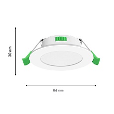 Встраиваемый светодиодный светильник Favourite Optima 4644-1C 1