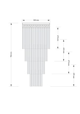 Потолочная люстра KUTEK FILAGO FIL-PLM-7(P)350/270 2