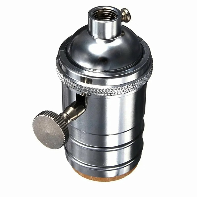 Ретро патрон E27 Хром Loft IT LD4002-7 изображение 1 Ретро патрон E27 Хром Loft IT LD4002-7 Фото № 1