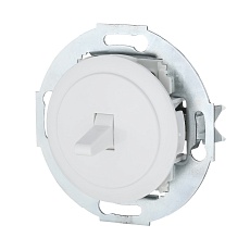 Переключатель LK Studio 1-рычажковый, на 2 направления (схема 6) 16 A, 250 B (белый) Vintage 880804-1 1